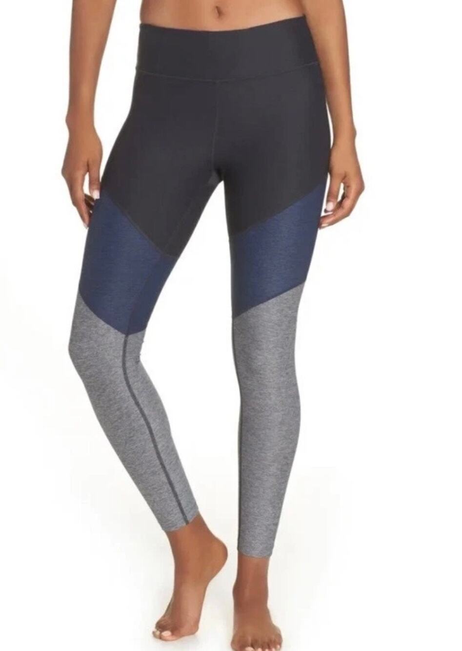 Outdoor Voices Springs 7/8 Leggings Charcoal/Navy/Graphite Women's Size M